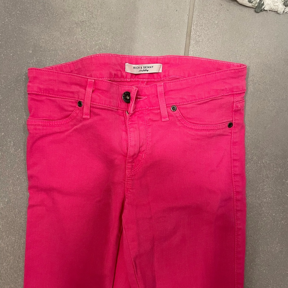 Hot Pink Skinny Jeans